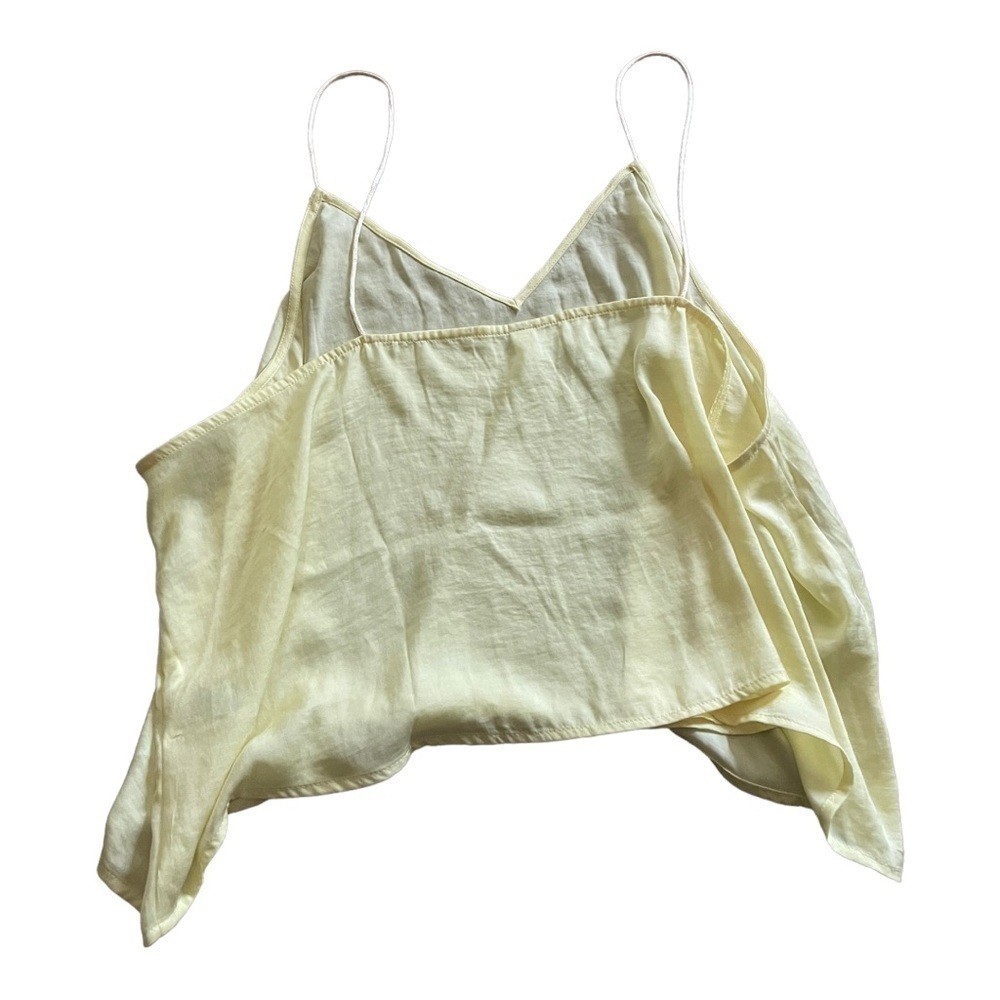 𝅺BP light yellow lightweight spaghetti strap cami